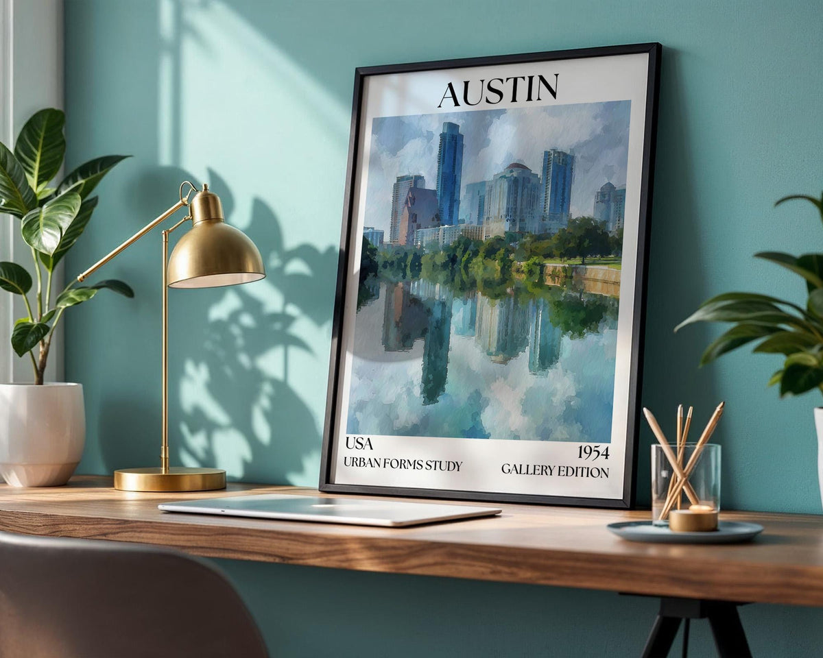 Austin Texas Gallery Edition Poster - WanderWall