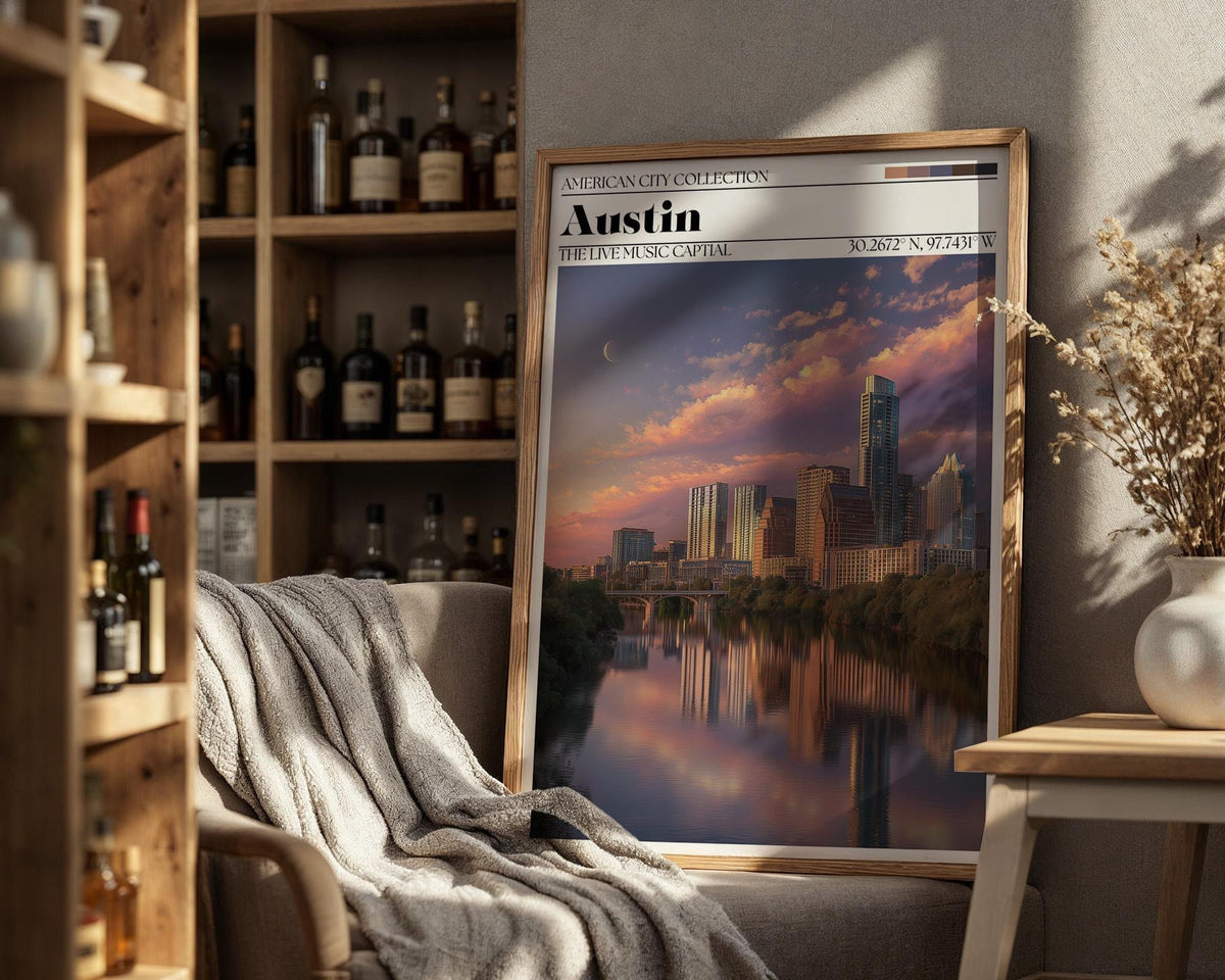 Austin Texas Poster - WanderWall