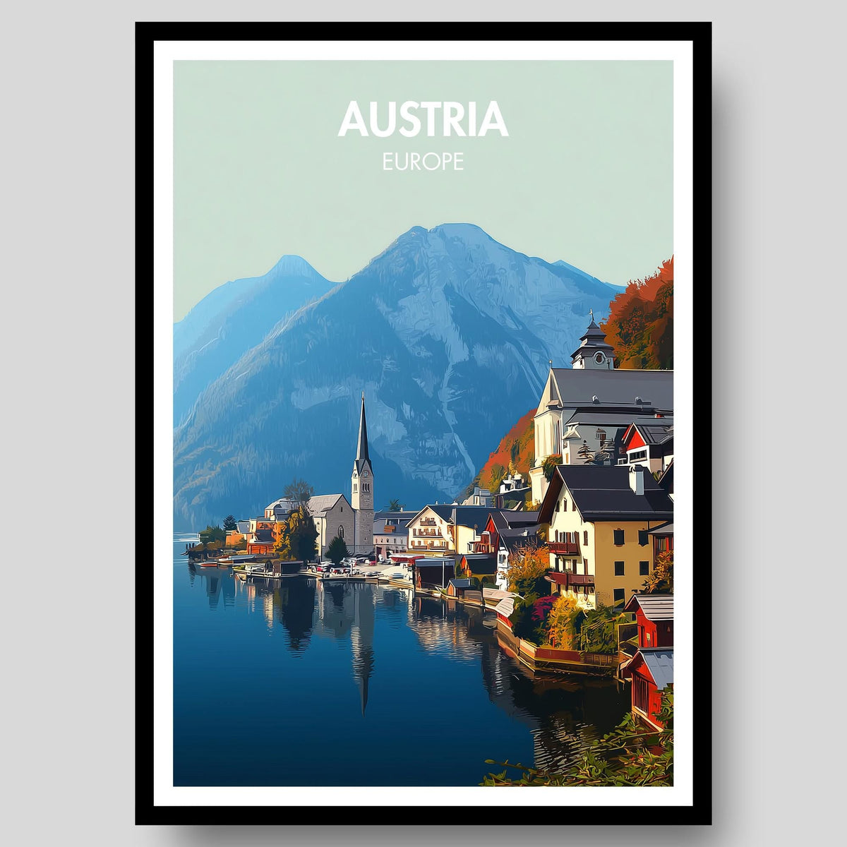 Austria Poster - WanderWall