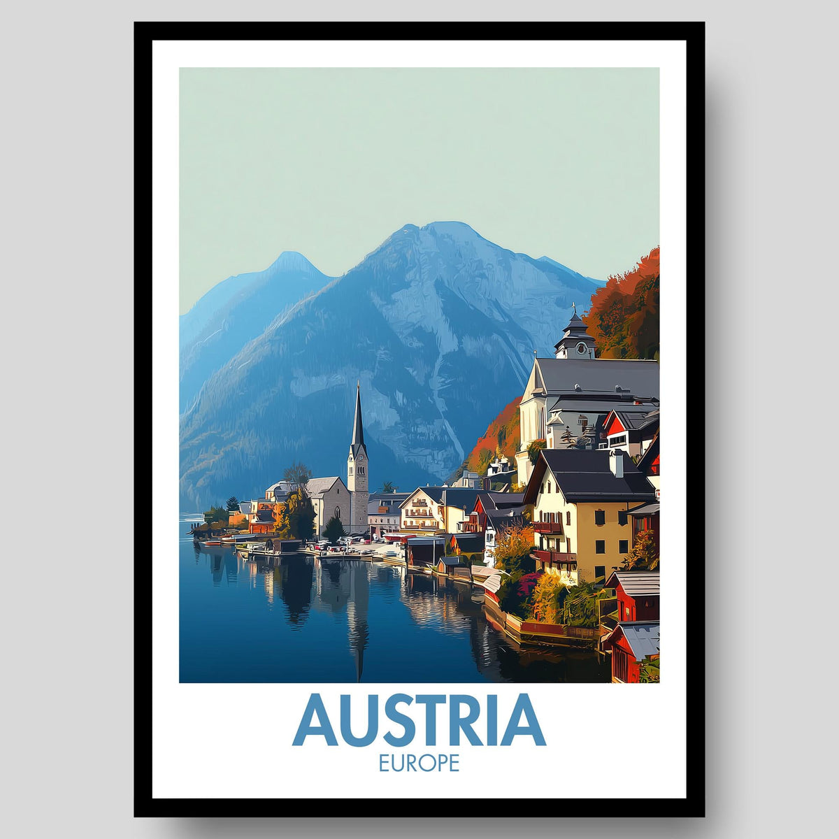 Austria Poster - WanderWall