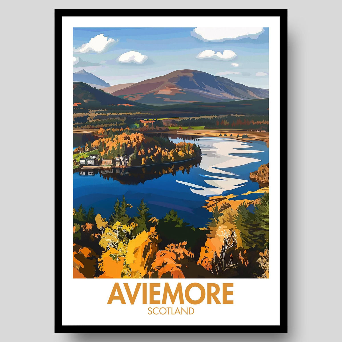 Aviemore Poster - WanderWall
