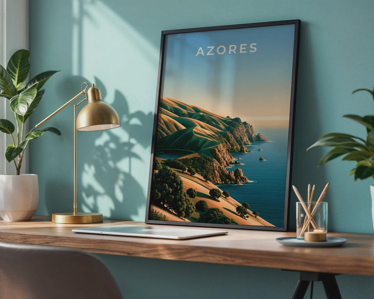 Azores Coastal Landscape Art Print - WanderWall