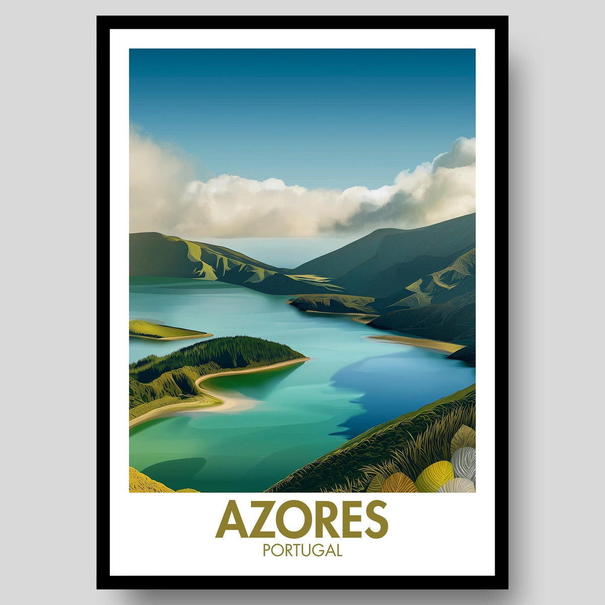 Azores Poster - WanderWall