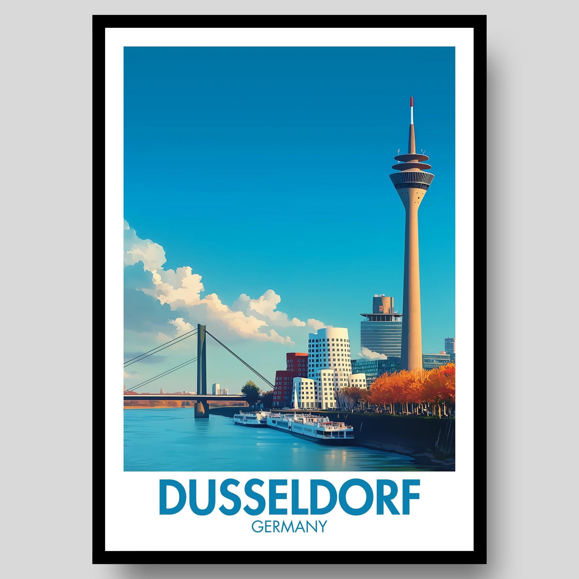 Dusseldorf Poster