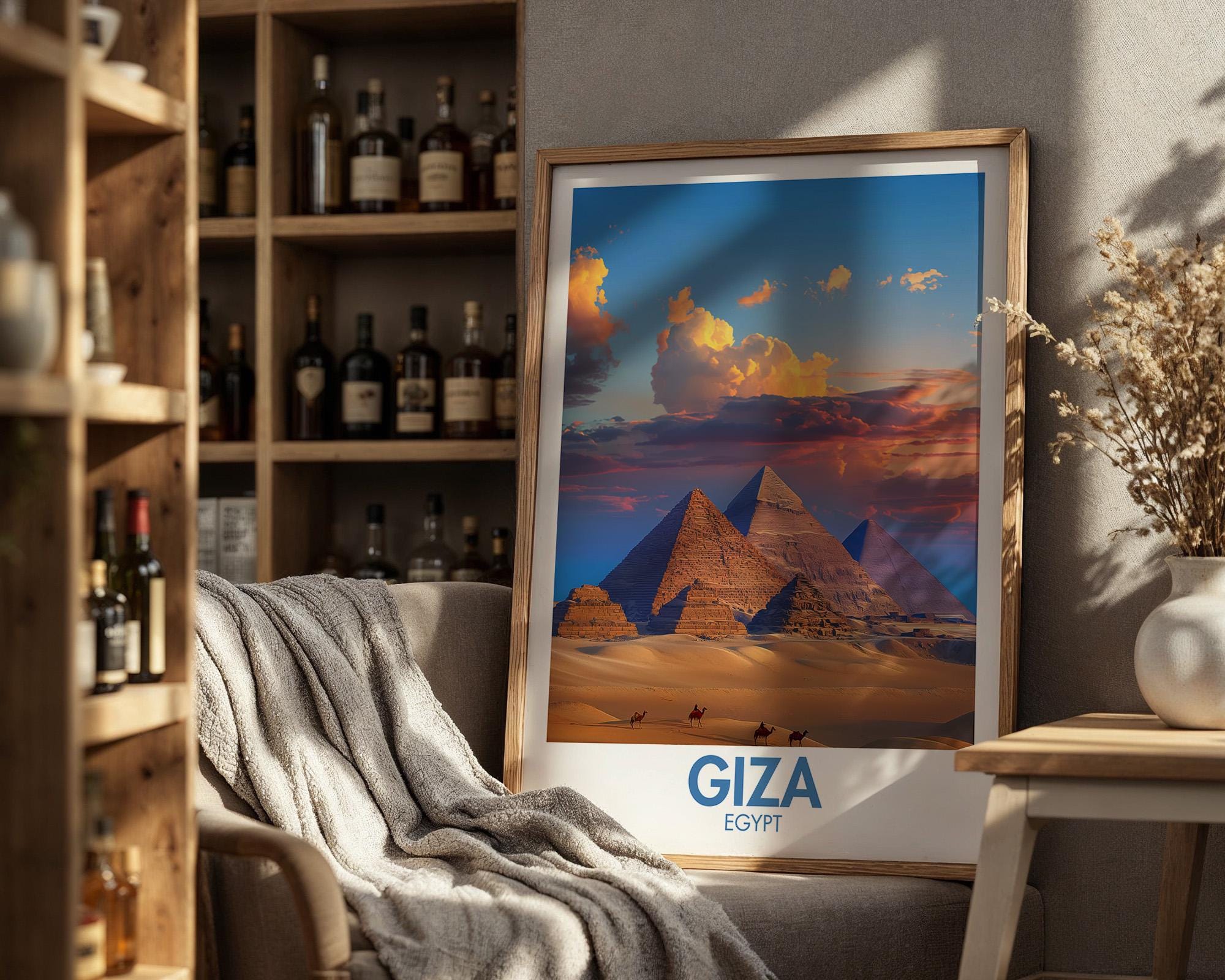 Giza Pyramids Poster