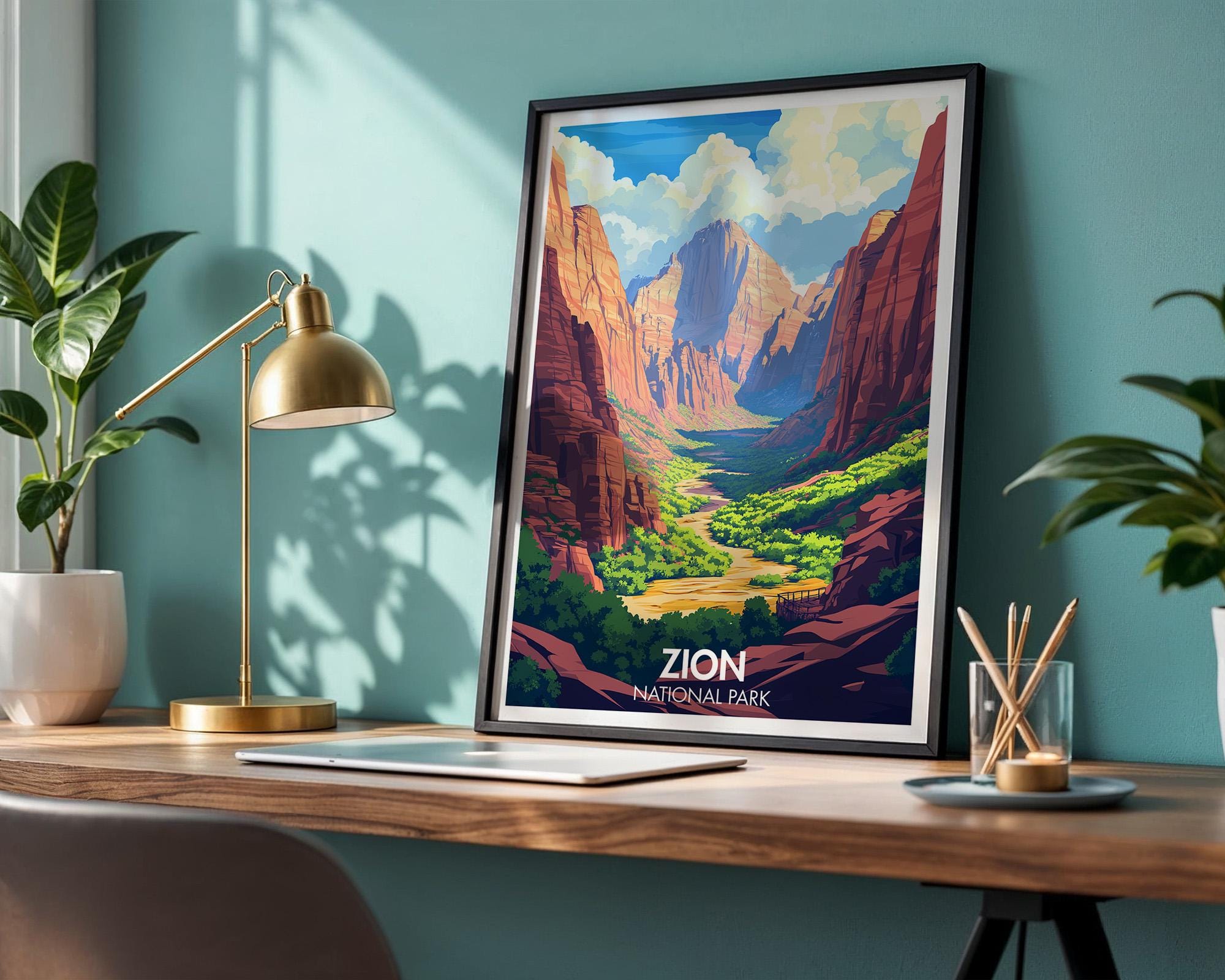Zion National Park Poster