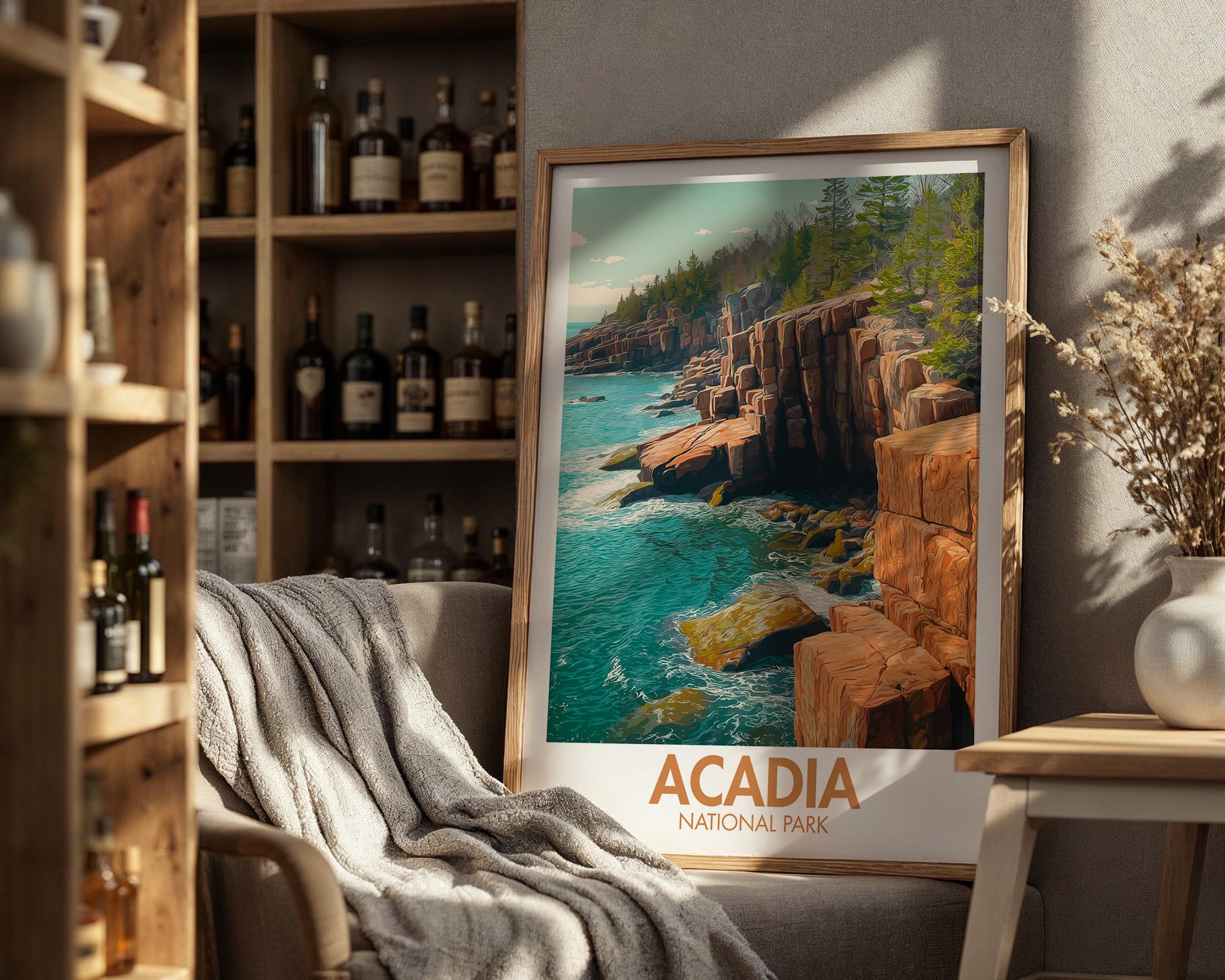 Acadia National Park Poster