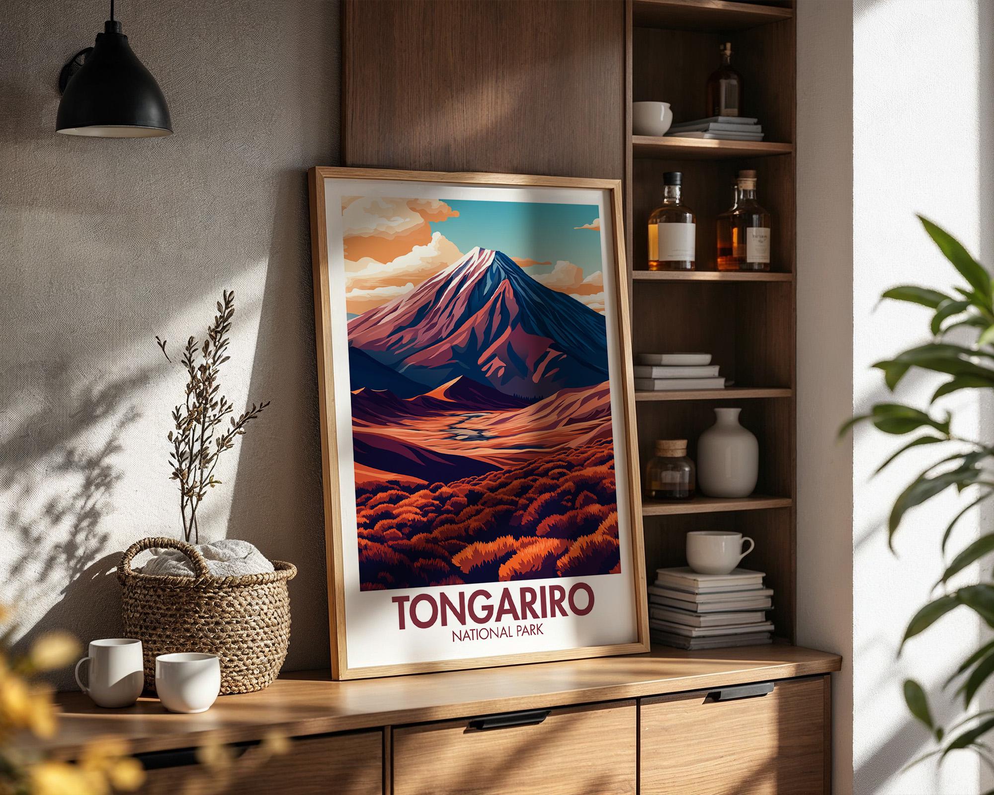Tongariro National Park Poster