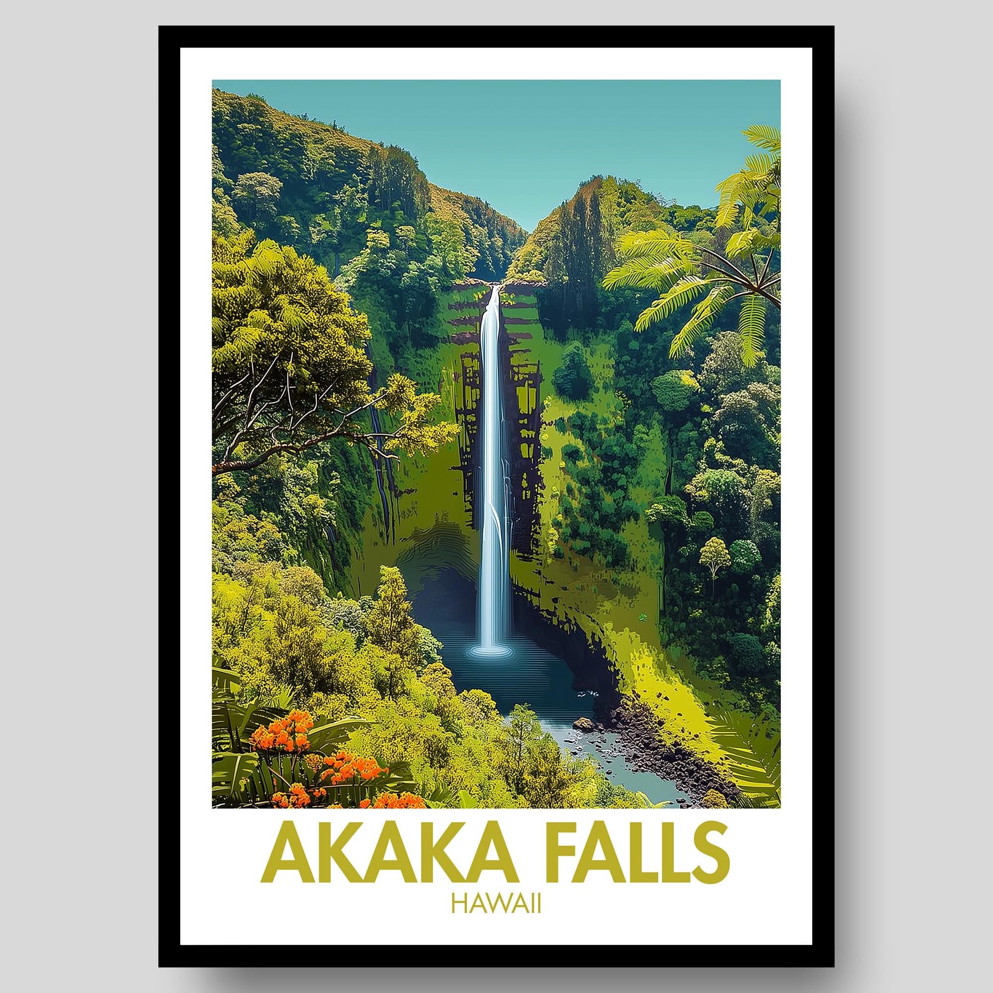 Akaka Falls Poster