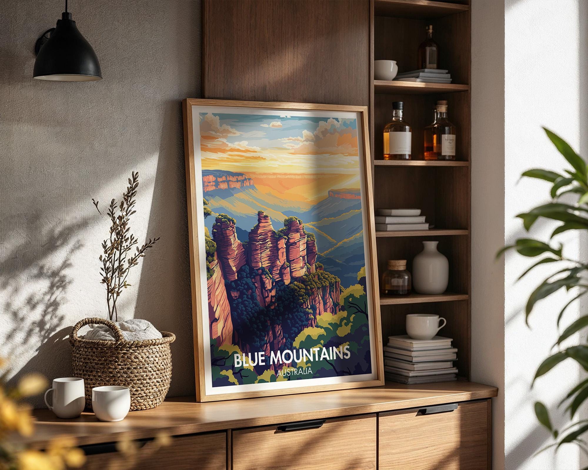 Blue Mountains Poster