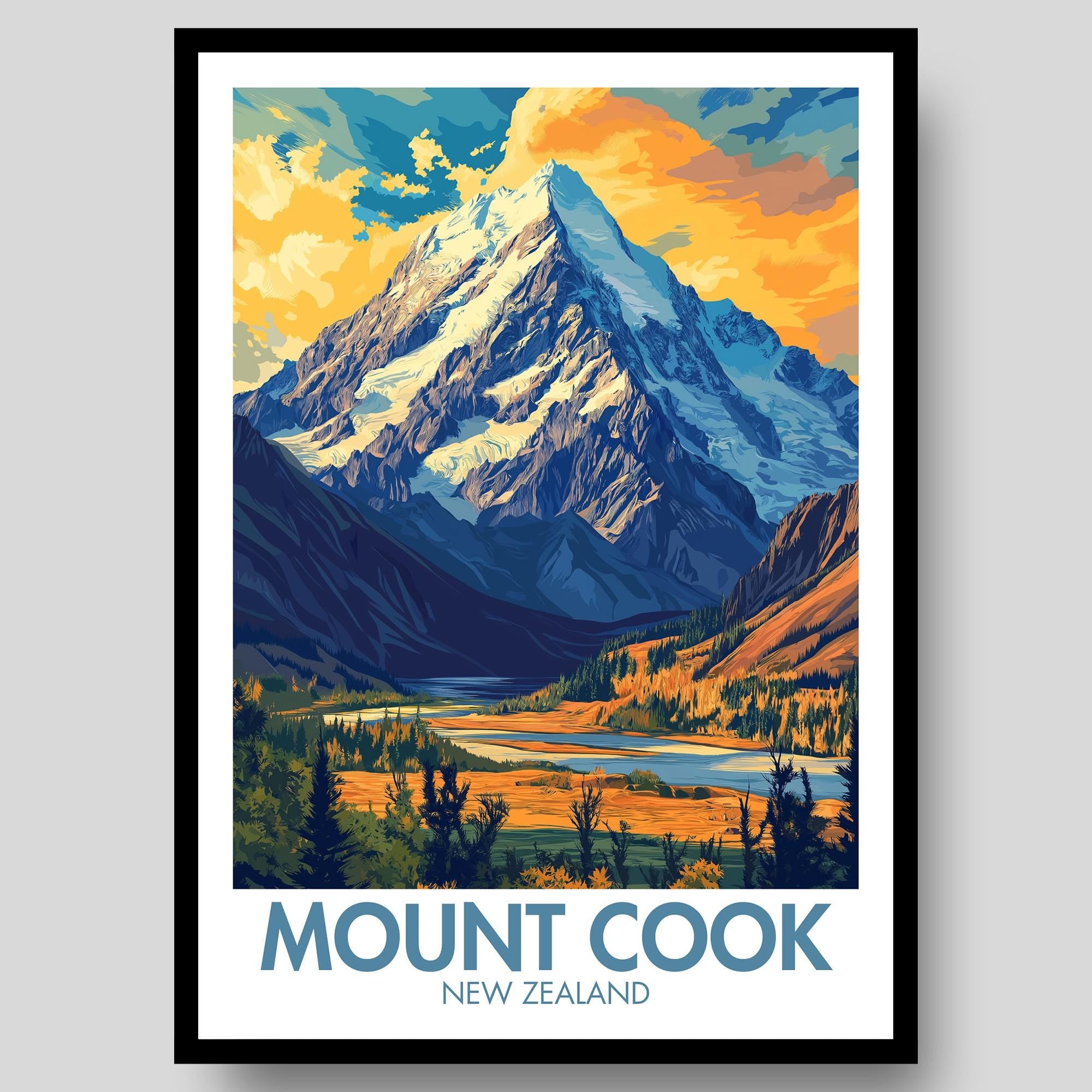 Mount Cook Poster