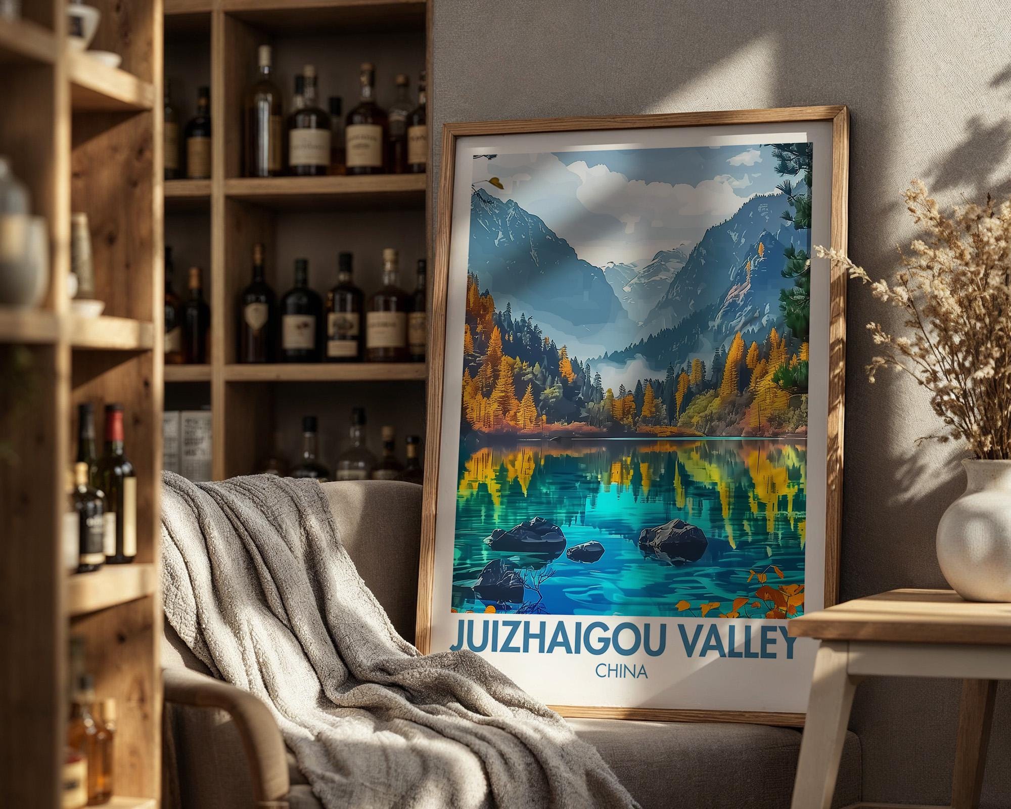 Juizhaigou Valley Poster