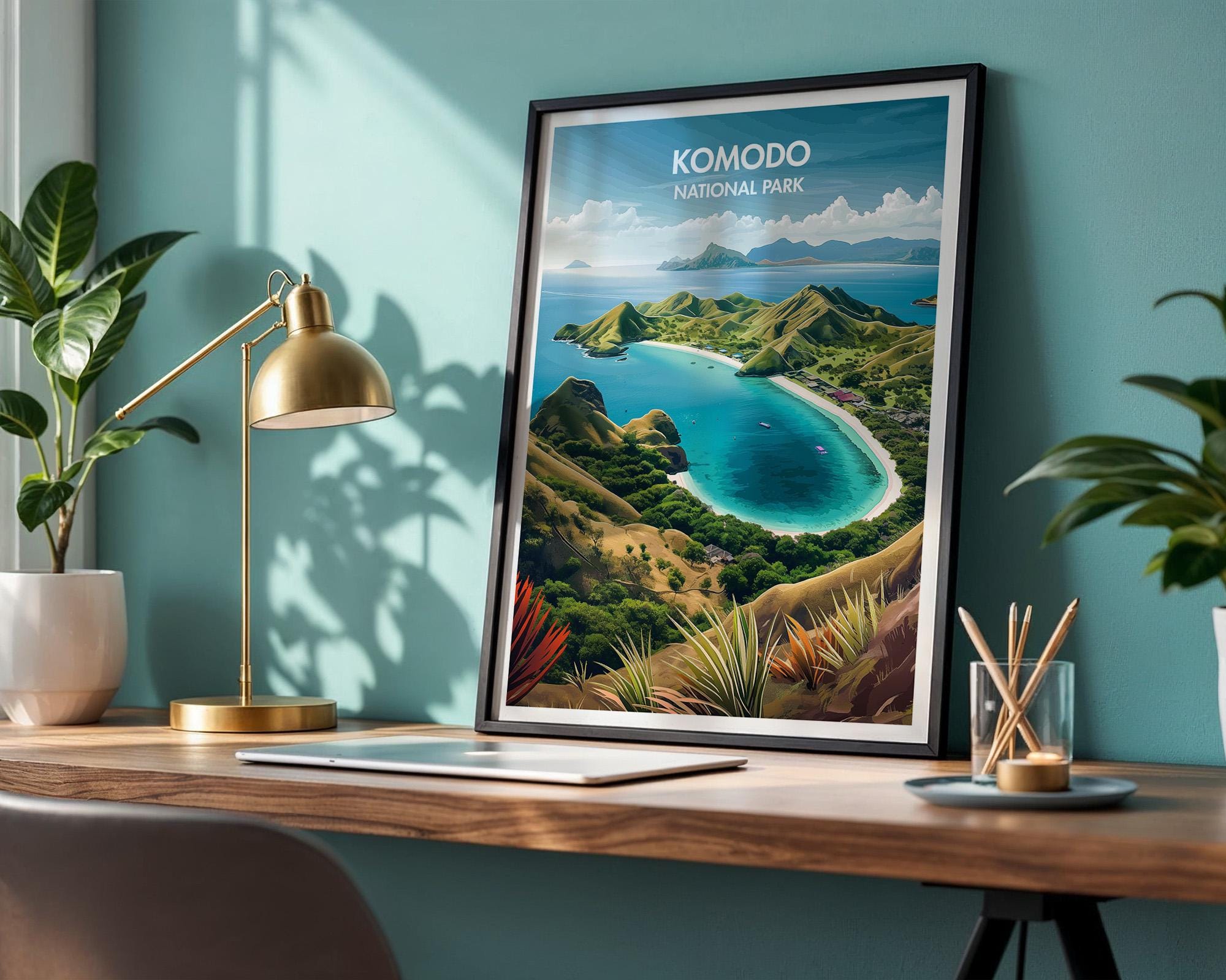 Komodo National Park Poster
