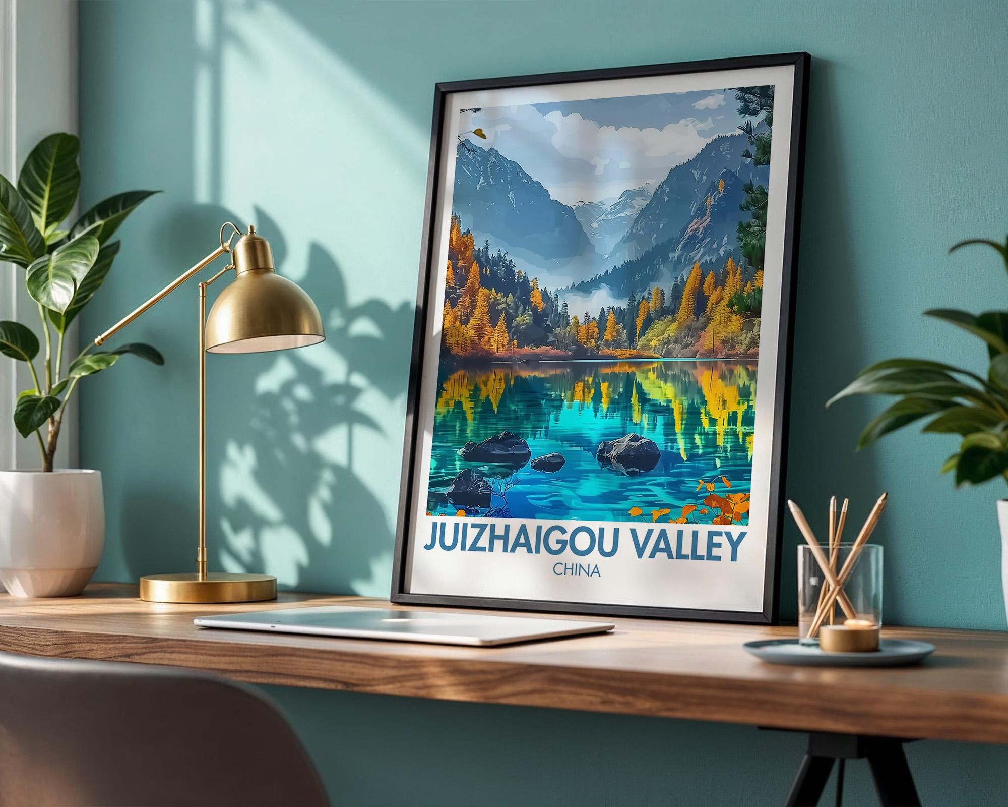 Juizhaigou Valley Poster