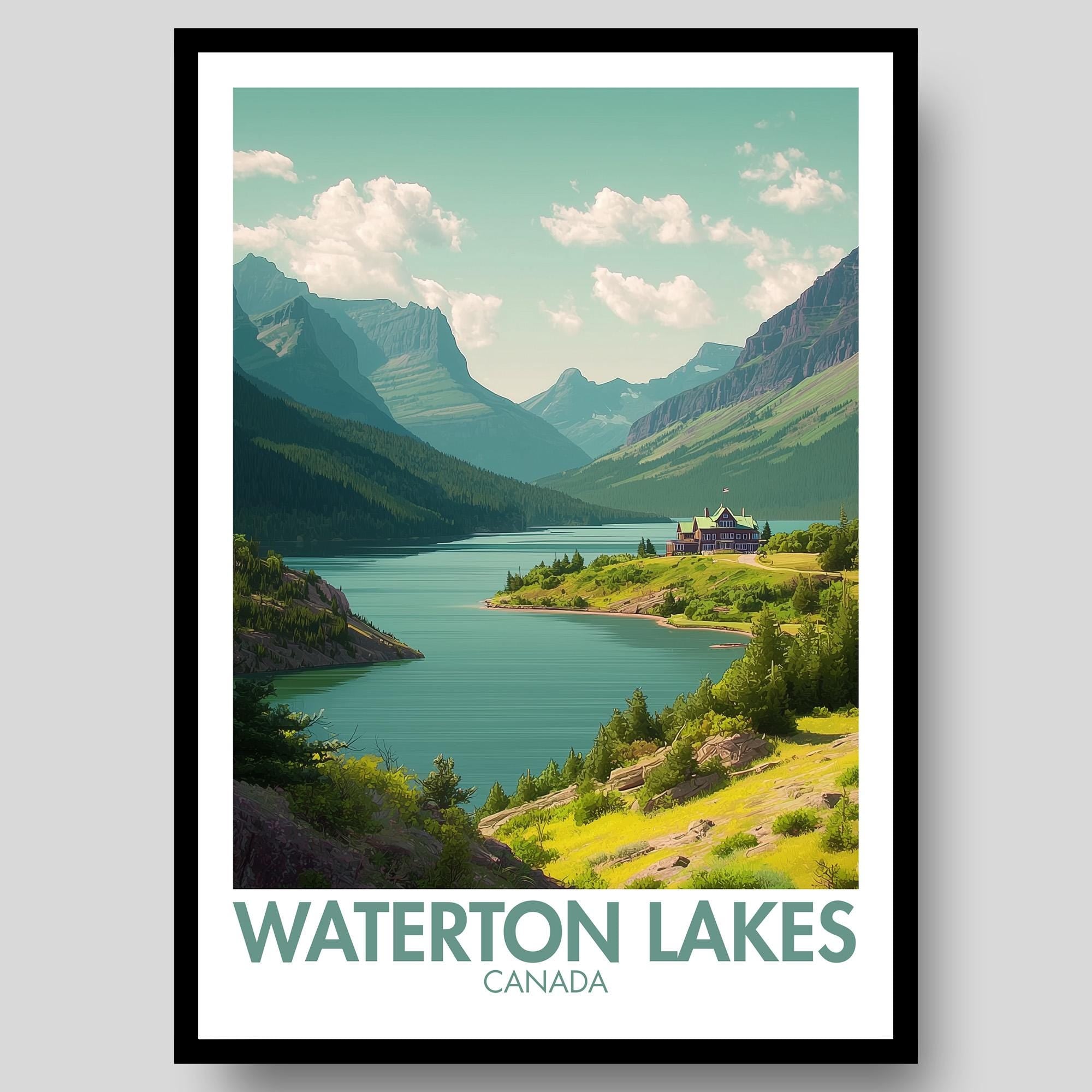 Waterton Lakes Poster