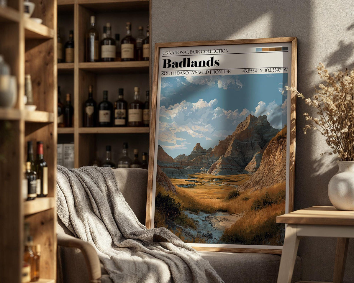 Badlands National Park Poster - WanderWall