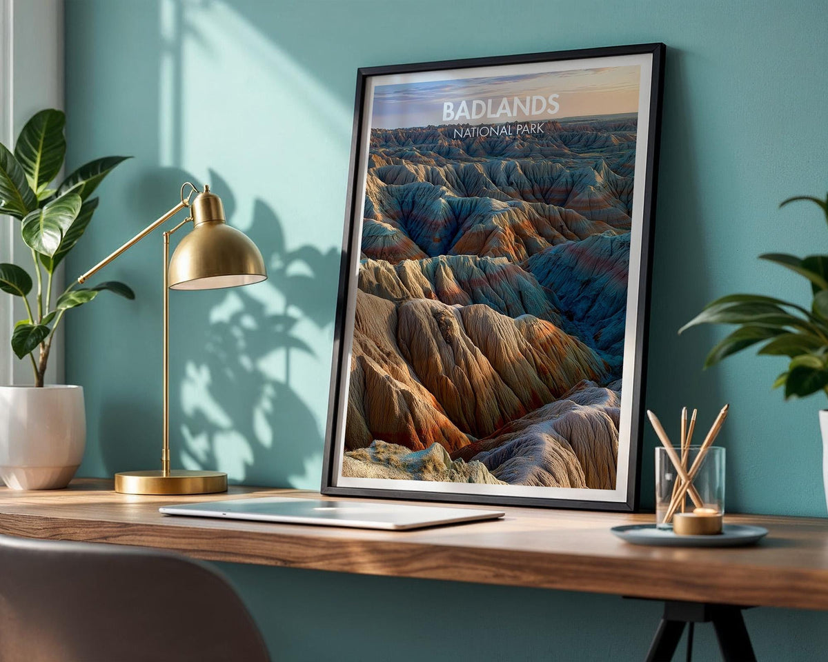 Badlands National Park Poster - WanderWall