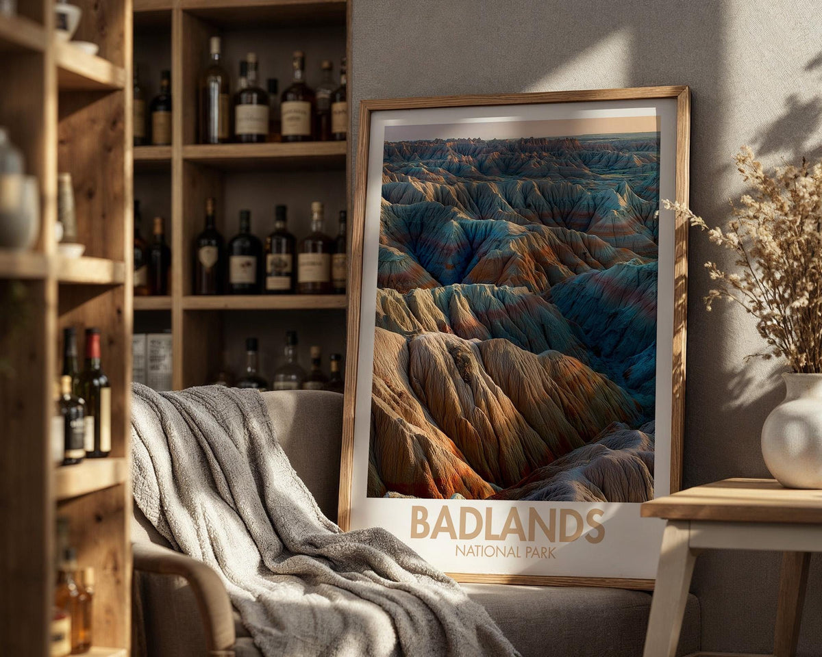 Badlands National Park Poster - WanderWall