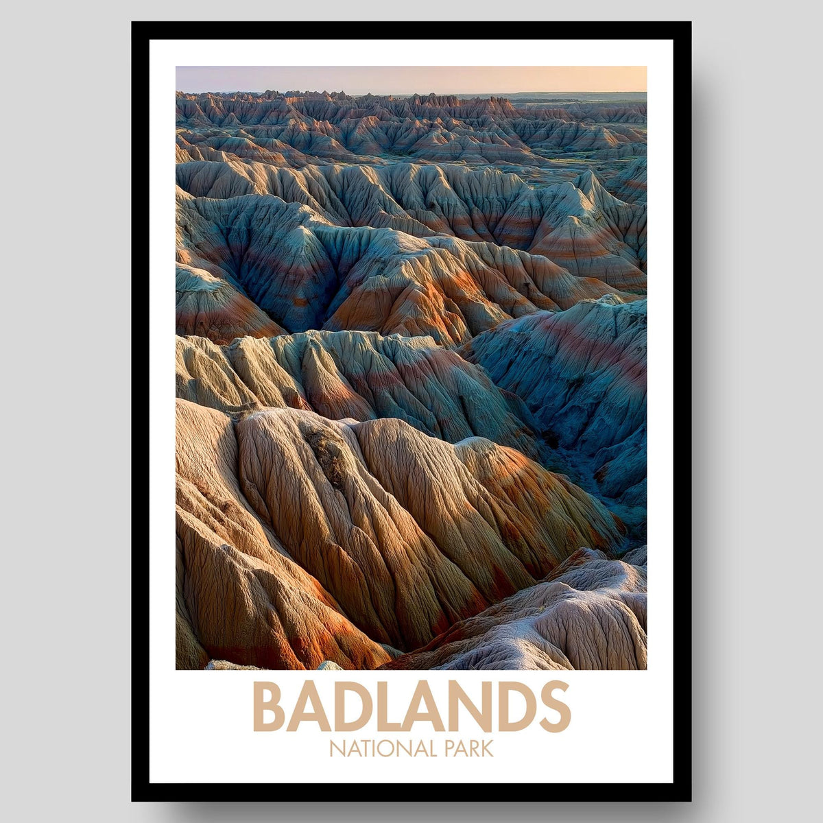 Badlands National Park Poster - WanderWall