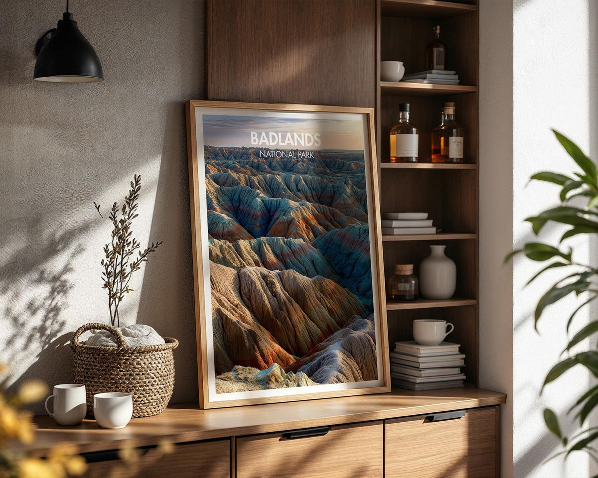 Badlands National Park Poster - WanderWall