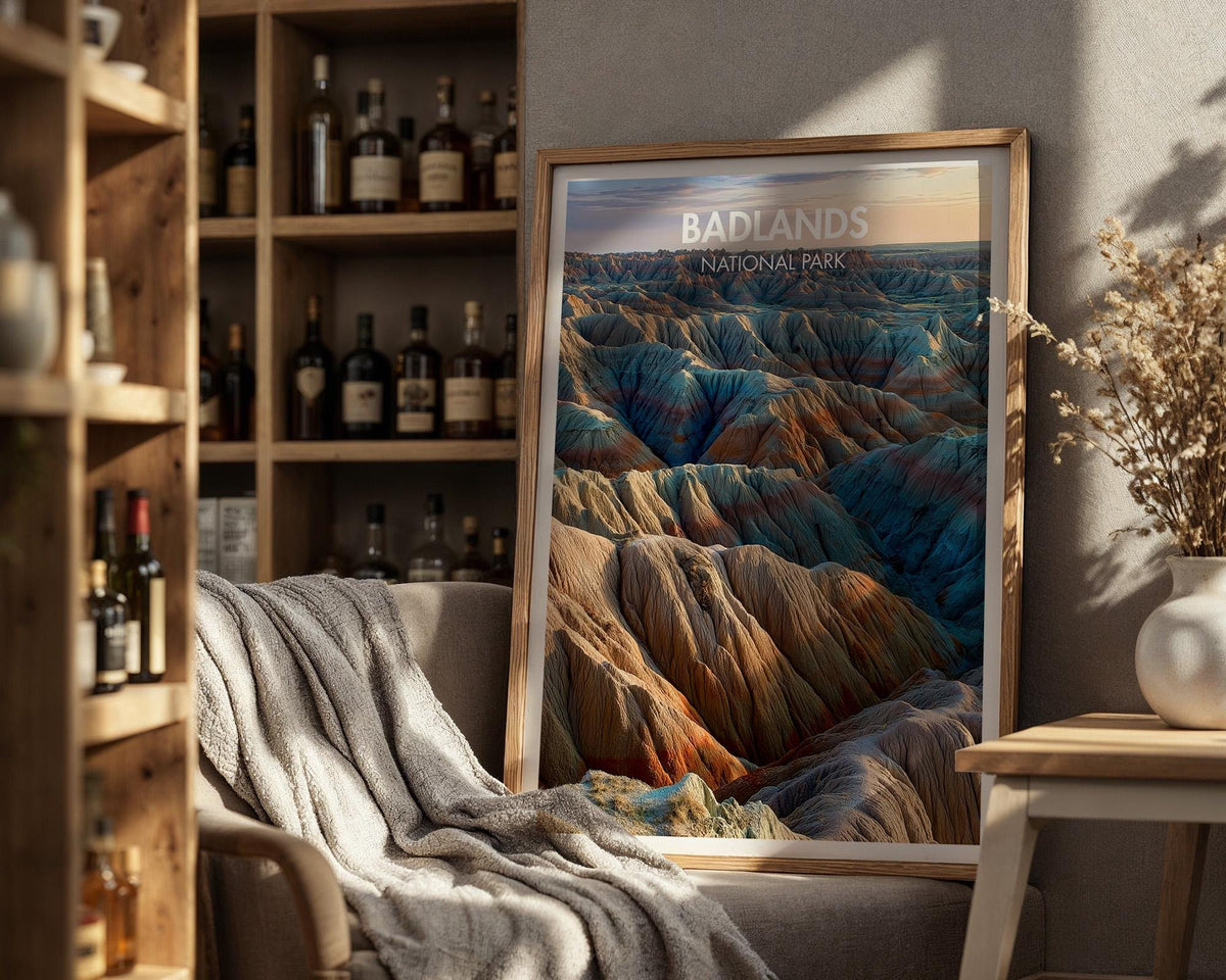 Badlands National Park Poster - WanderWall