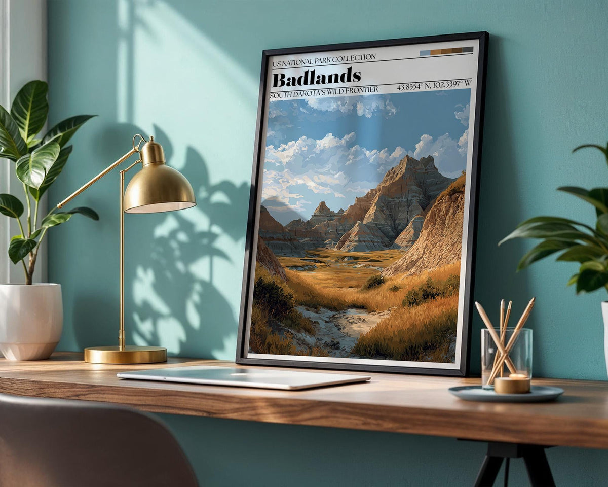 Badlands National Park Poster - WanderWall