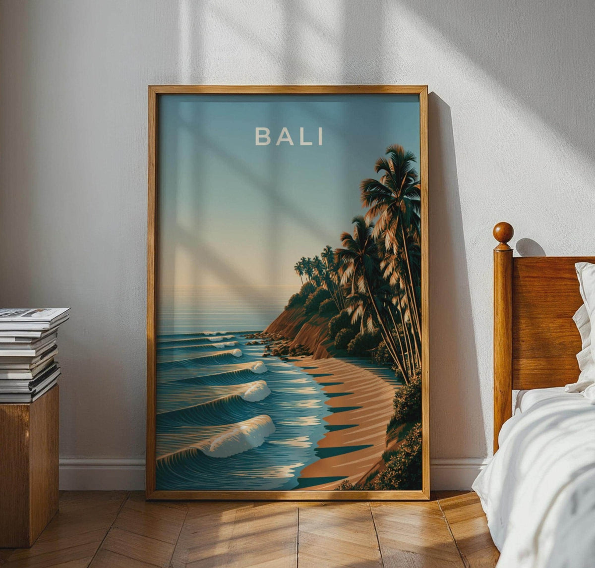 Bali Coastal Tropical Wall Art Print - WanderWall