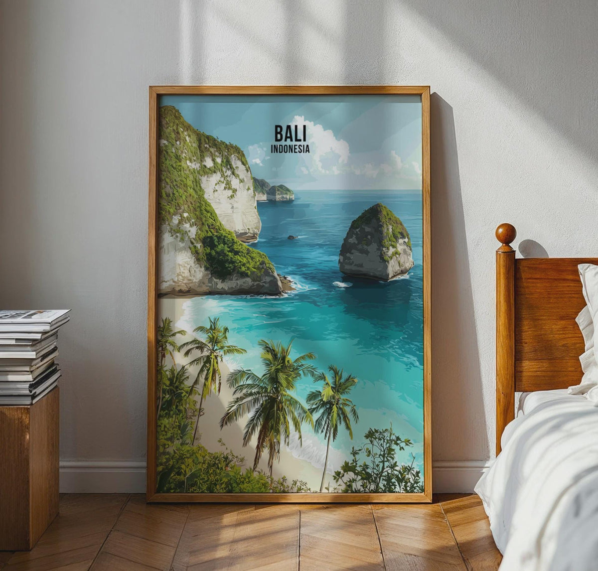 Bali Indonesia Landscape Poster Wall Art Print - WanderWall
