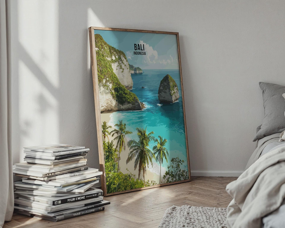 Bali Indonesia Landscape Poster Wall Art Print - WanderWall