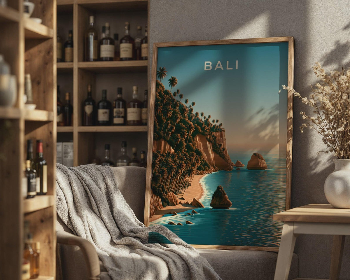 Bali Landscape Art Poster Print - WanderWall