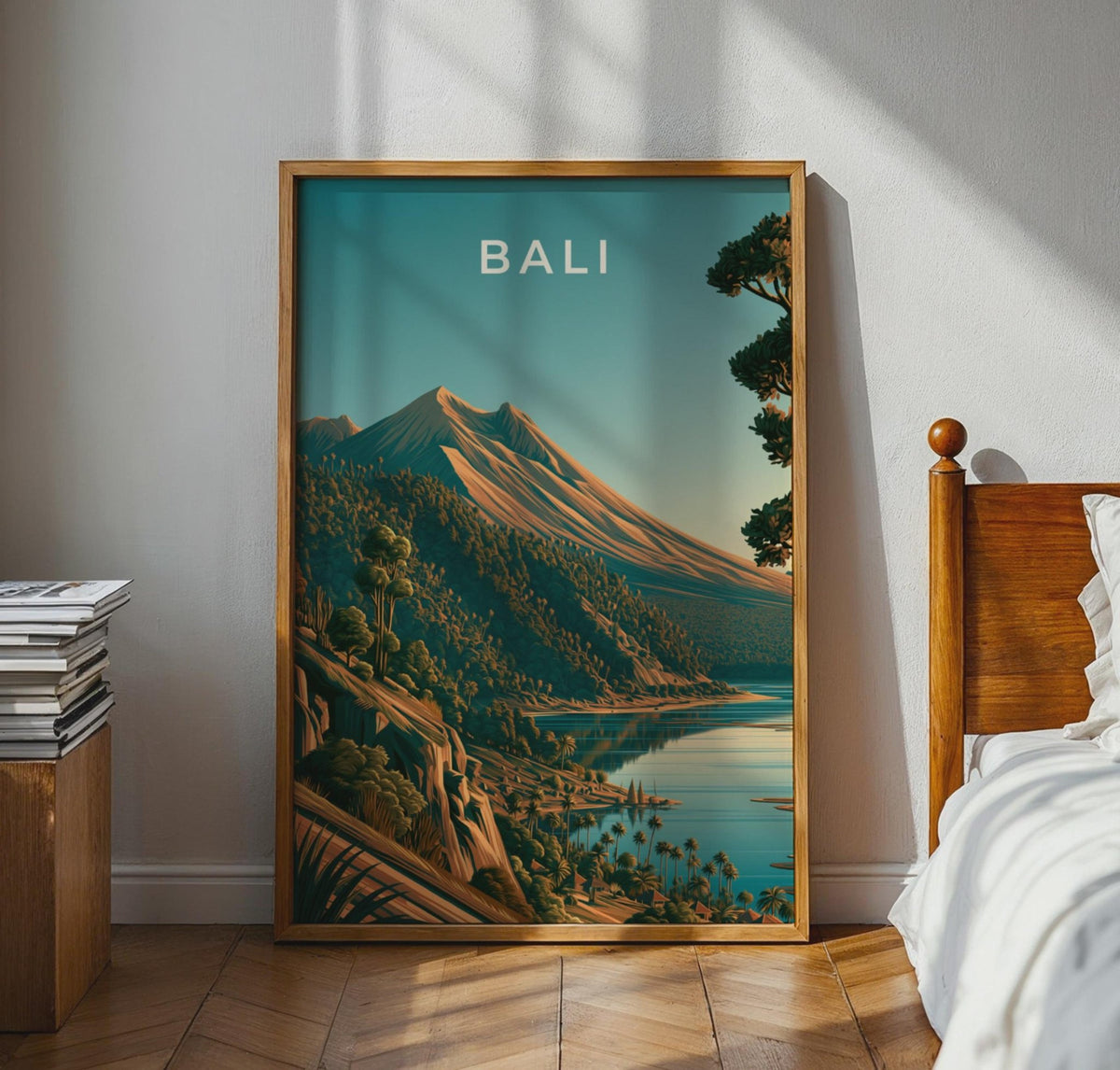 Bali Mountain Landscape Art Print - WanderWall