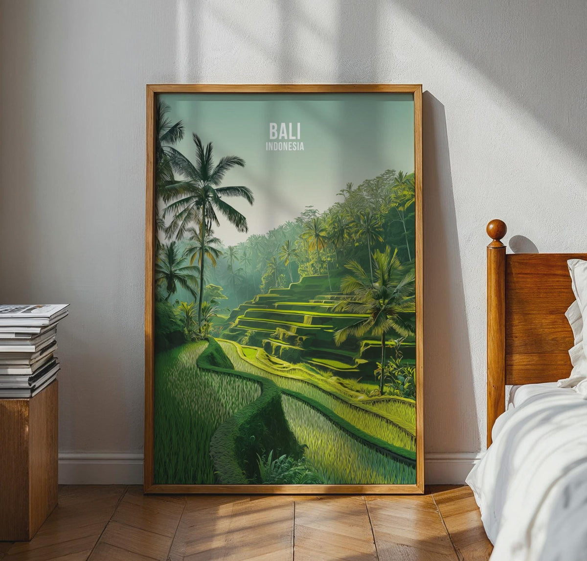 Bali Rice Terraces Wall Art Print - WanderWall
