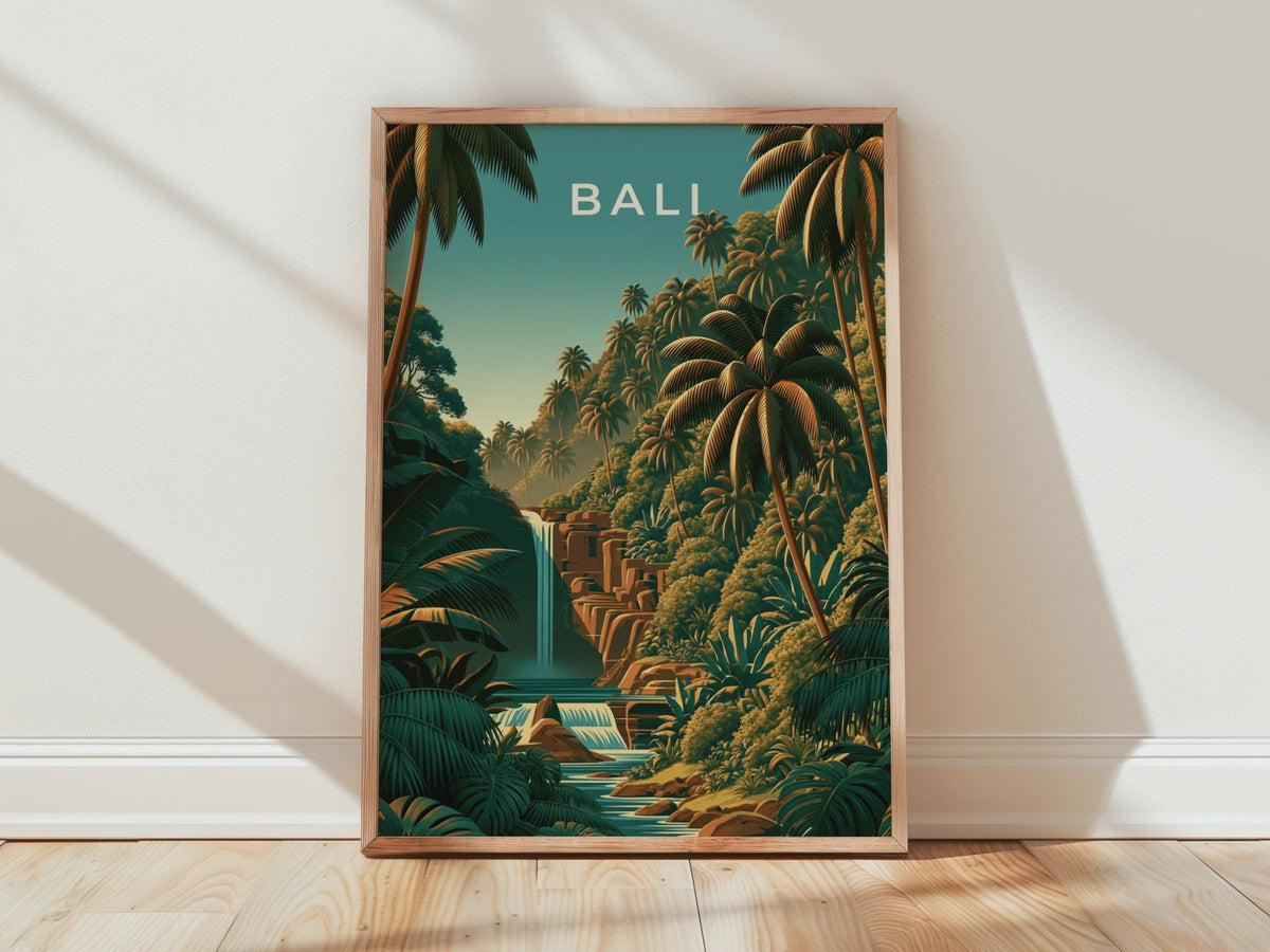 Bali Tropical Landscape Poster - WanderWall