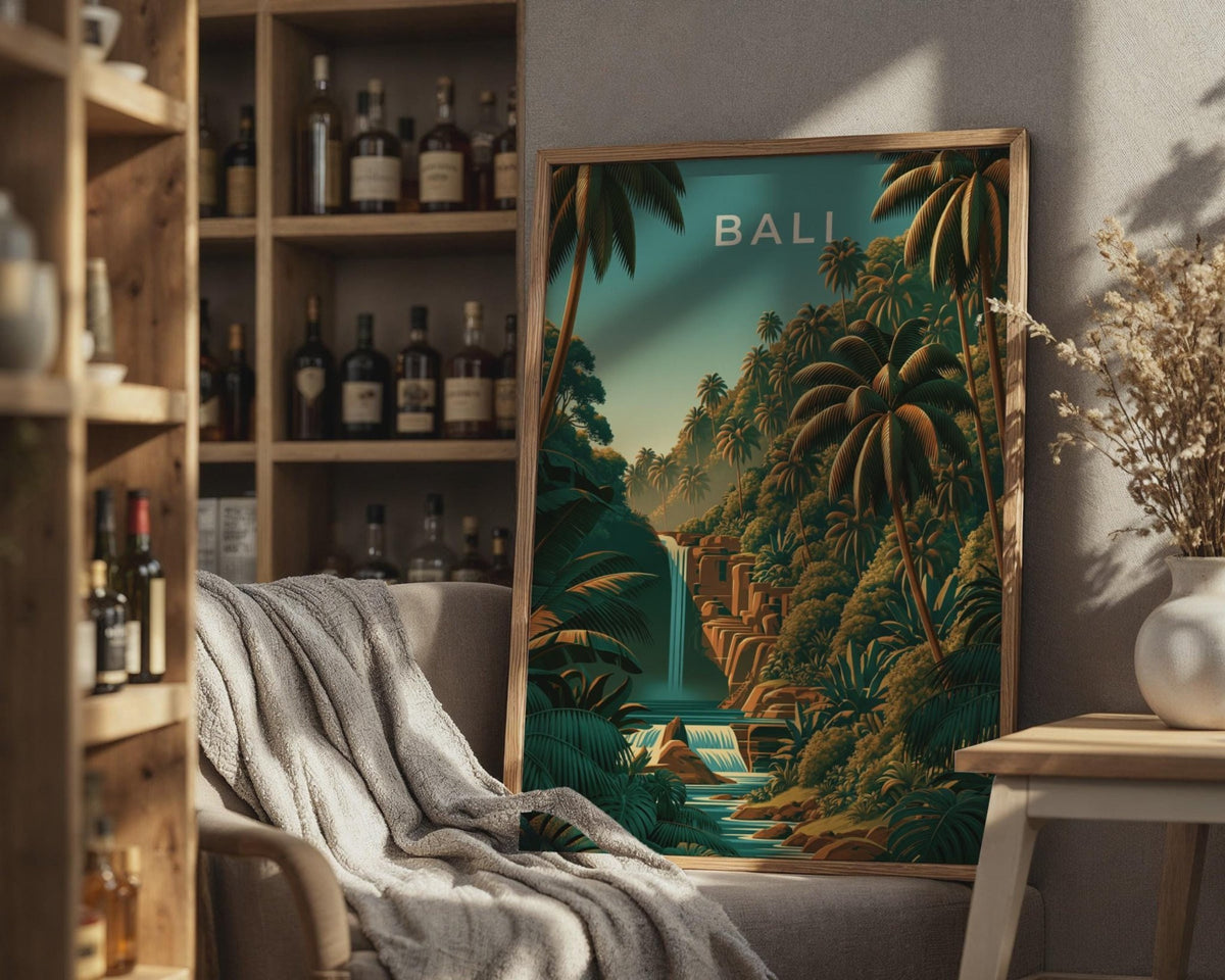 Bali Tropical Landscape Poster - WanderWall
