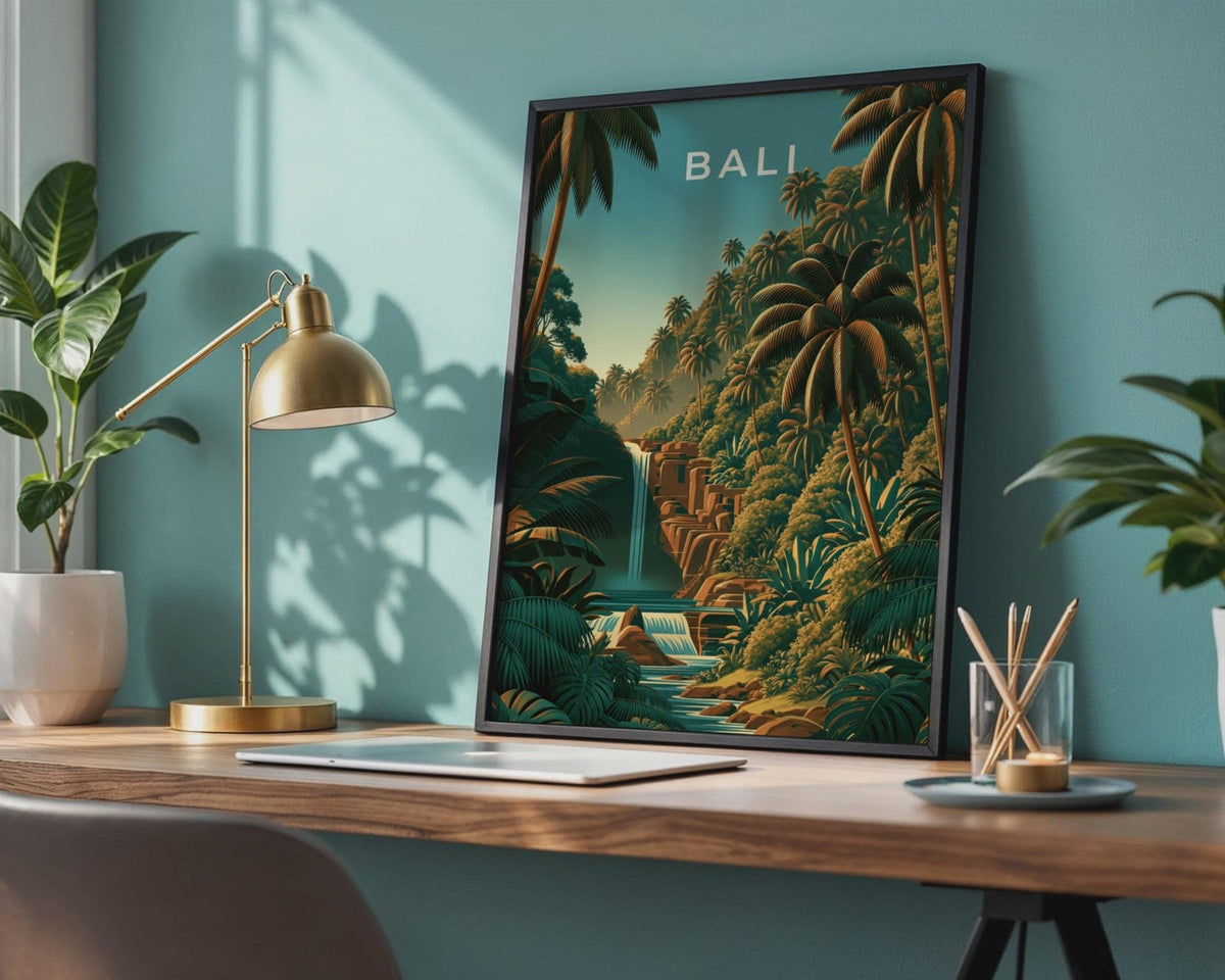 Bali Tropical Landscape Poster - WanderWall