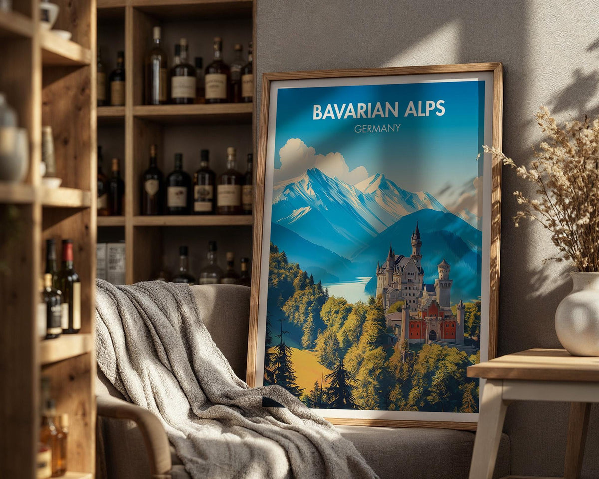 Bavarian Alps Poster - WanderWall