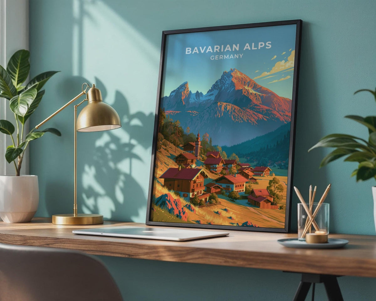Bavarian Alps Poster - WanderWall