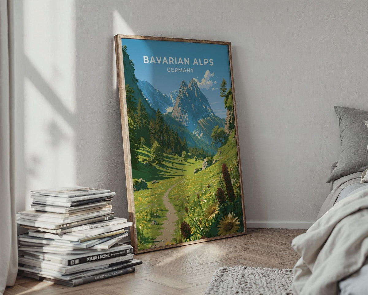 Bavarian Alps Poster - WanderWall