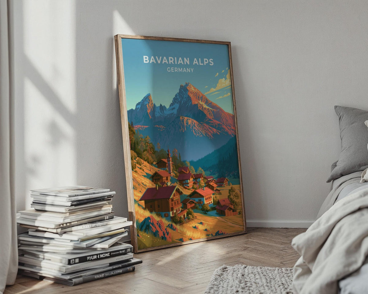 Bavarian Alps Poster - WanderWall