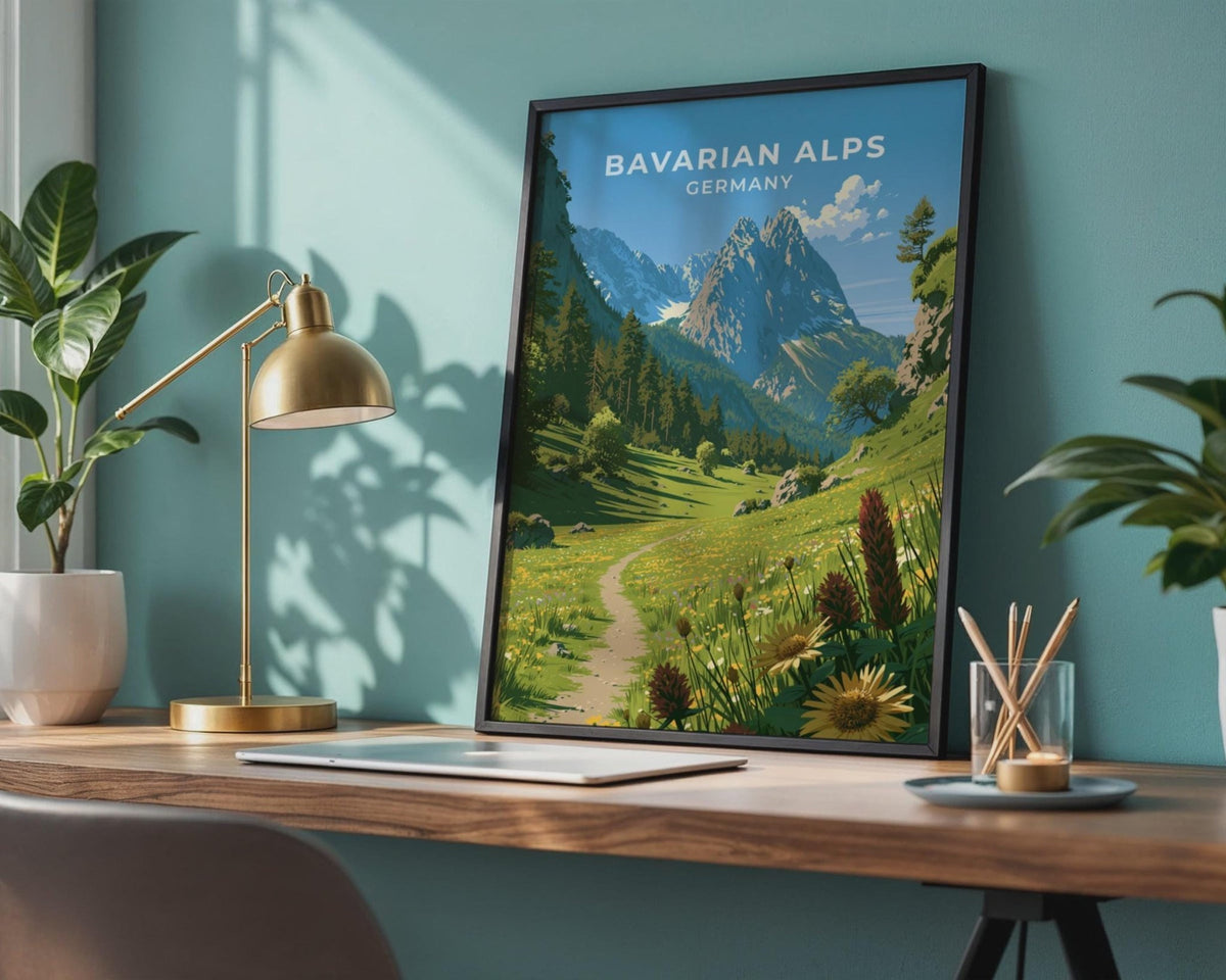 Bavarian Alps Poster - WanderWall