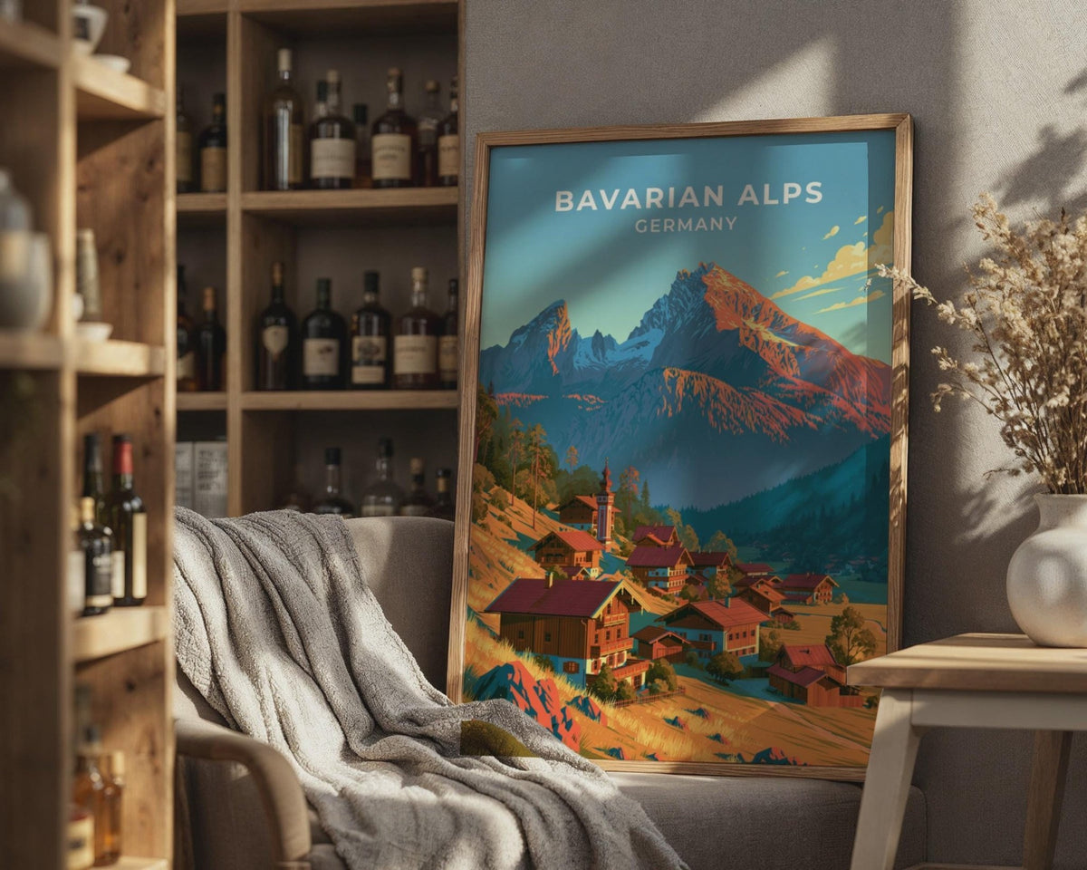 Bavarian Alps Poster - WanderWall