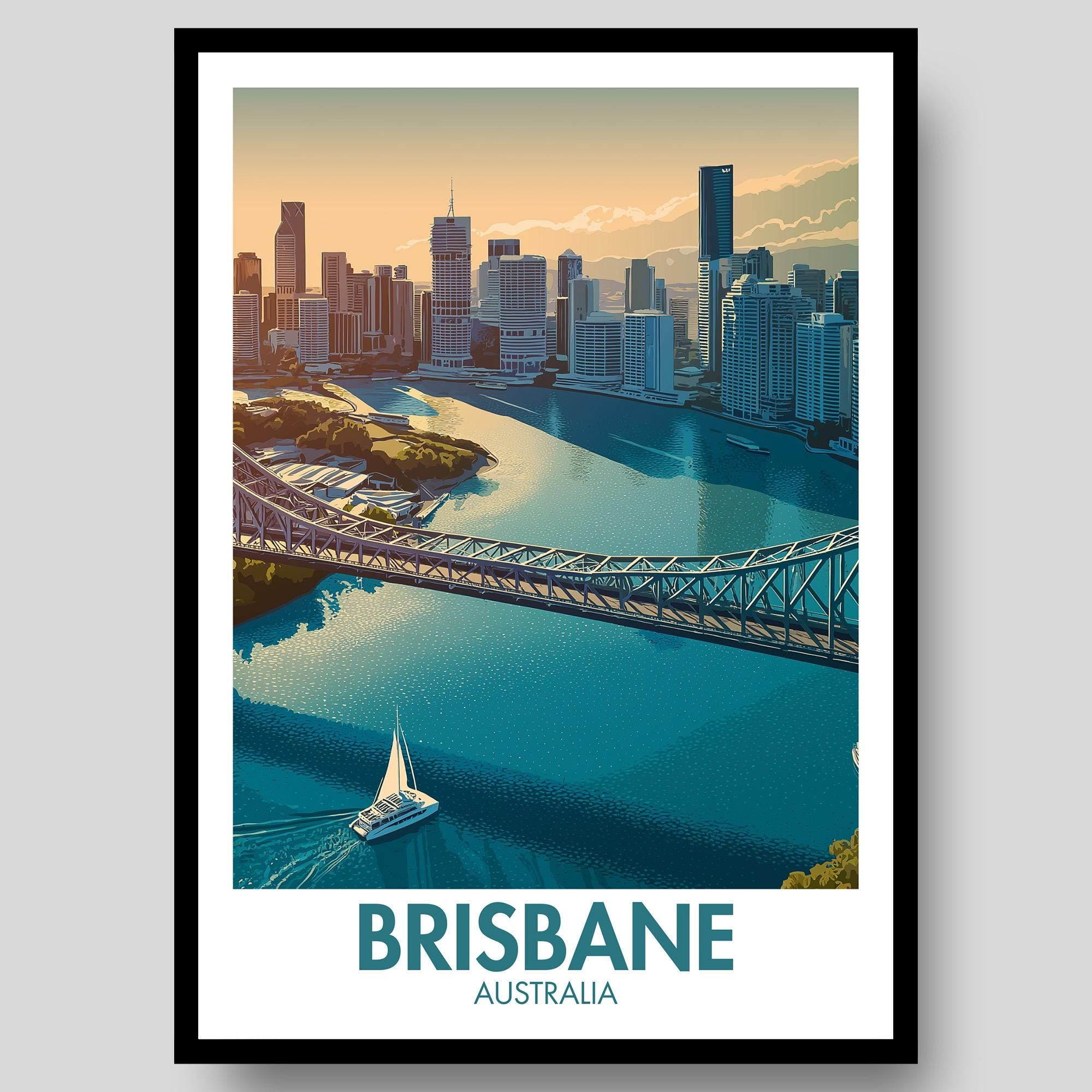 Brisbane Poster