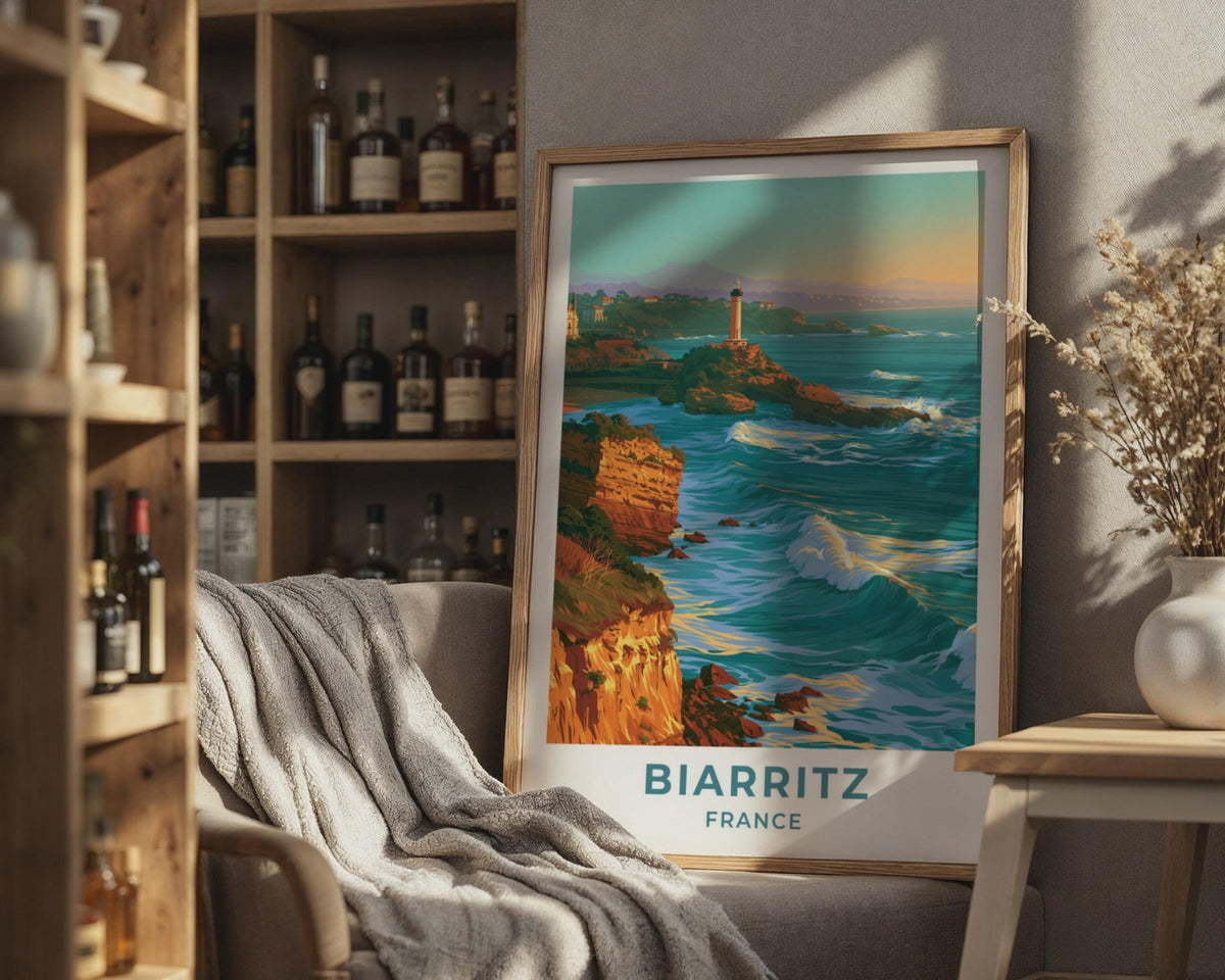 Biarritz Poster - WanderWall