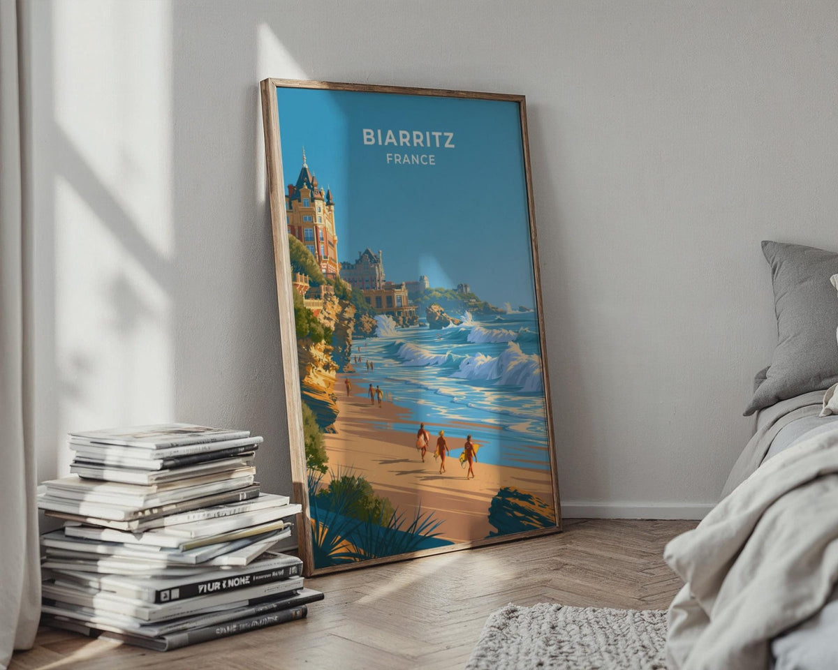 Biarritz Poster - WanderWall