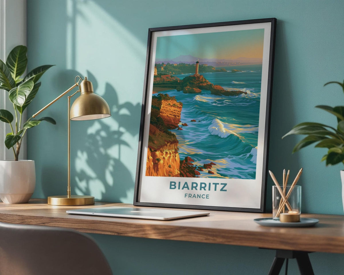 Biarritz Poster - WanderWall
