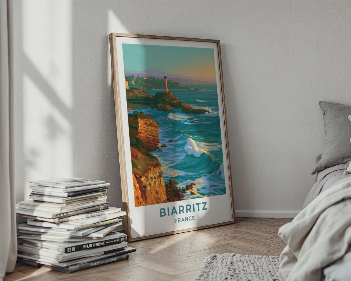 Biarritz Poster - WanderWall