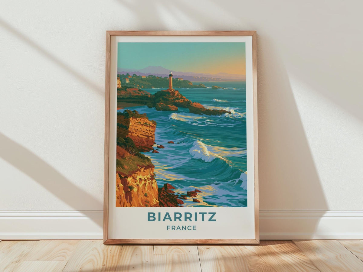 Biarritz Poster - WanderWall