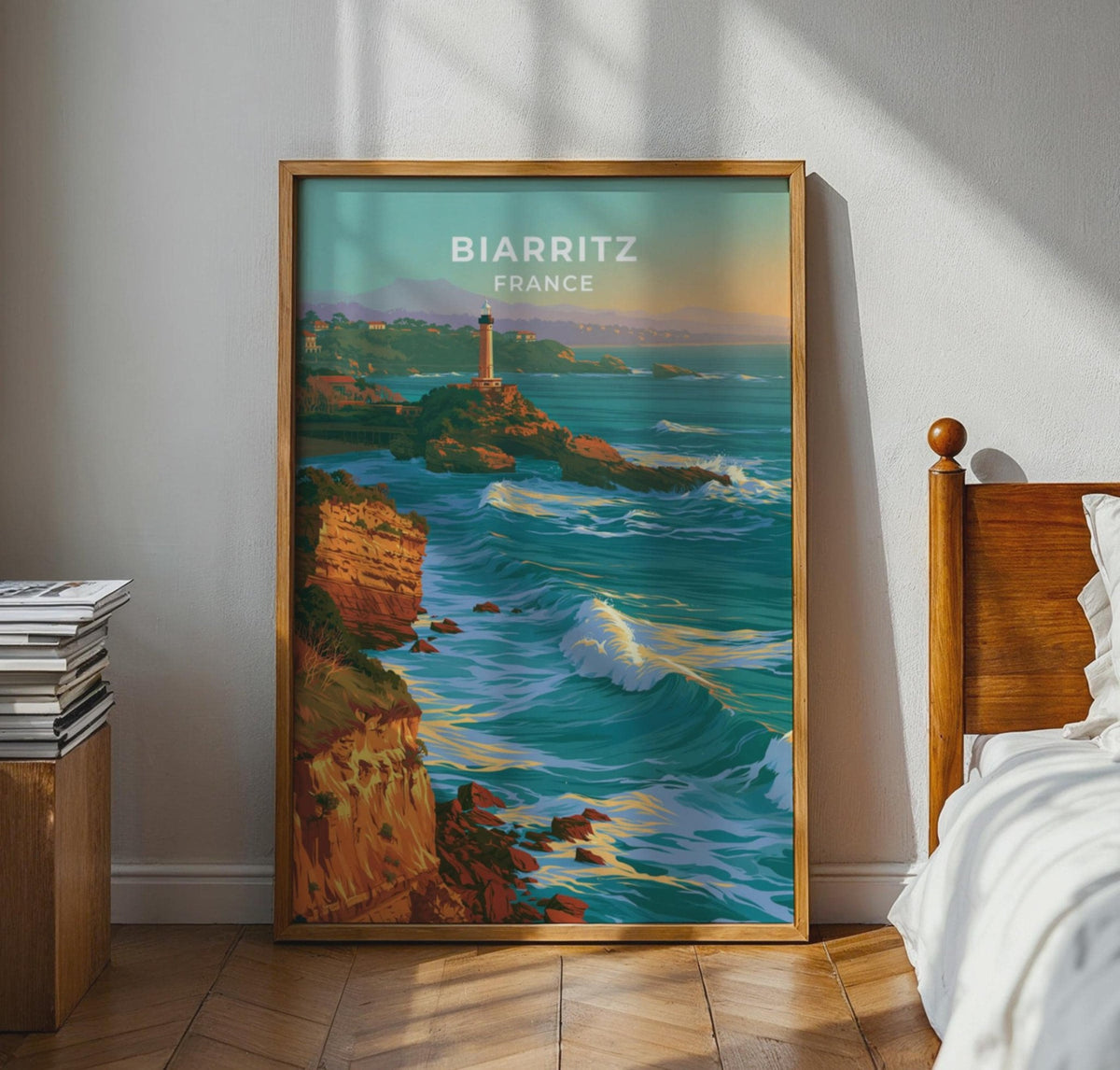 Biarritz Poster - WanderWall