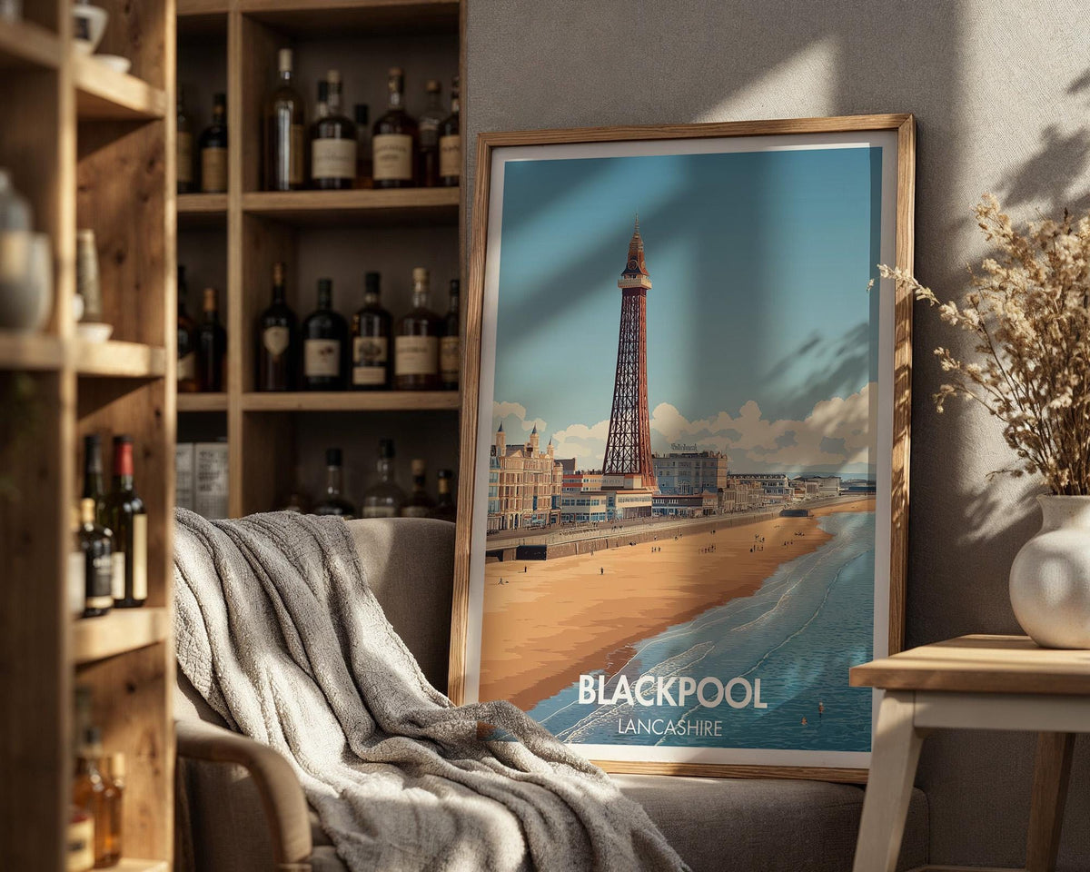Blackpool Poster - WanderWall