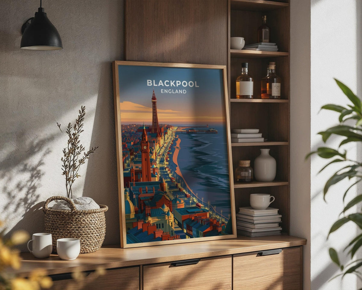 Blackpool Poster - WanderWall